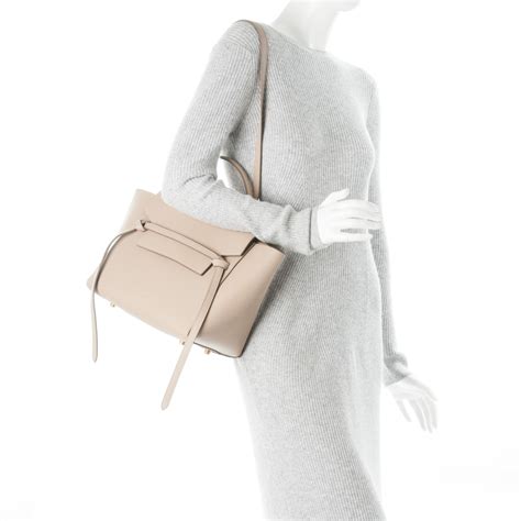 celine belt bag mini taupe|CELINE Grained Calfskin Mini Belt Bag Light Taupe.